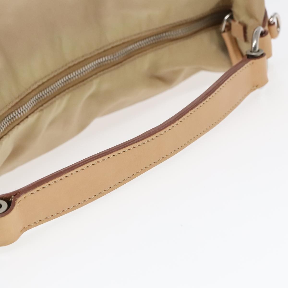 Prada Prada Vintage Logo Zip Hobo Tessuto with Leather Size ONE SIZE - 9 Thumbnail