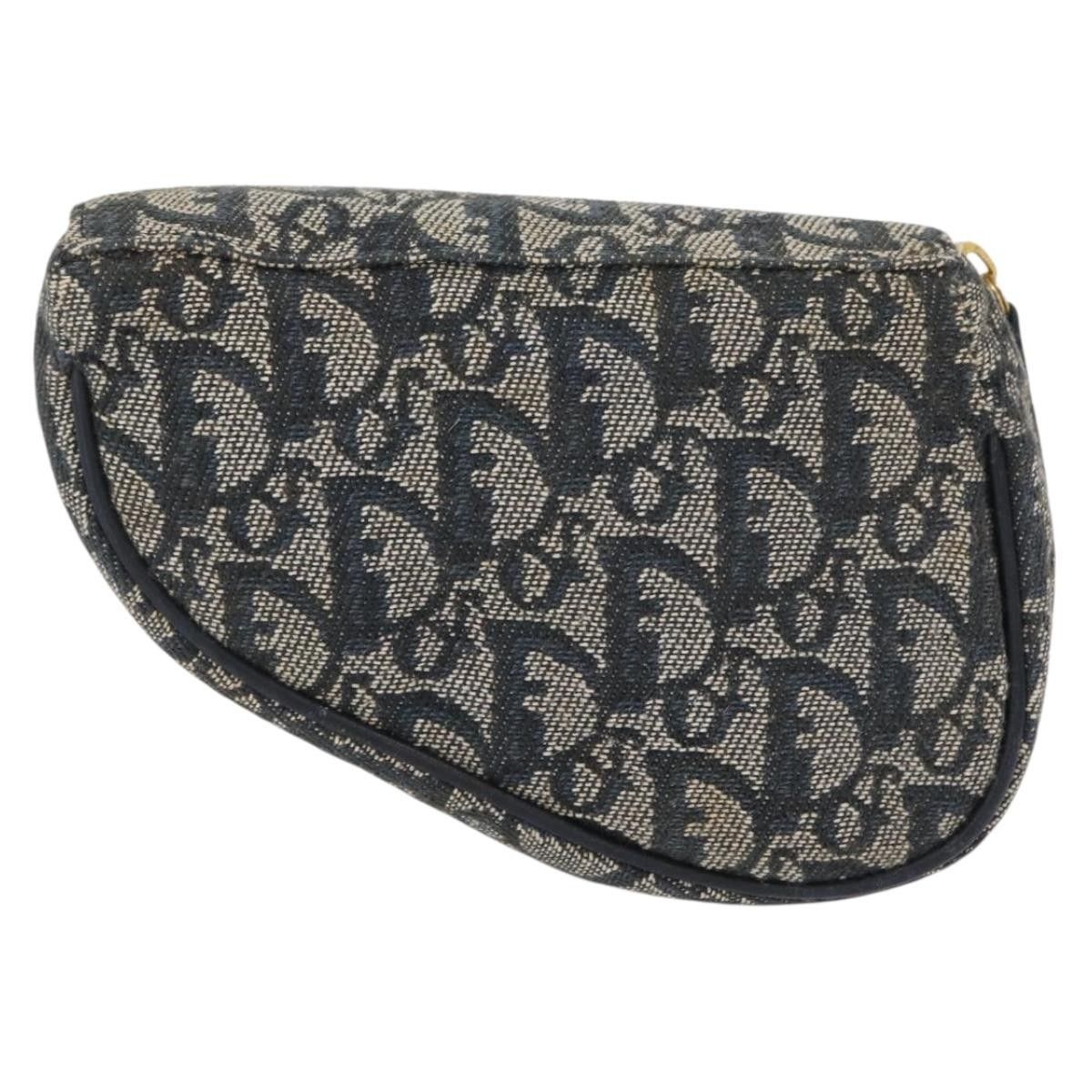Dior Christian Dior Saddle Zip Pouch Diorissimo Canvas Size ONE SIZE - 2 Thumbnail