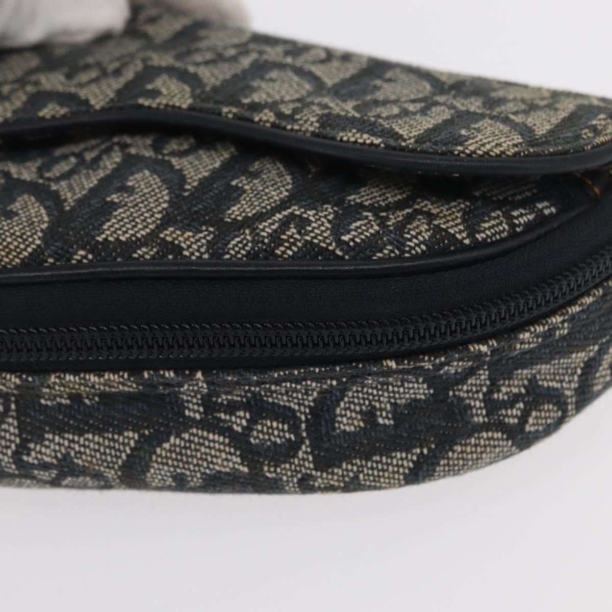 Dior Christian Dior Saddle Zip Pouch Diorissimo Canvas Size ONE SIZE - 16 Thumbnail
