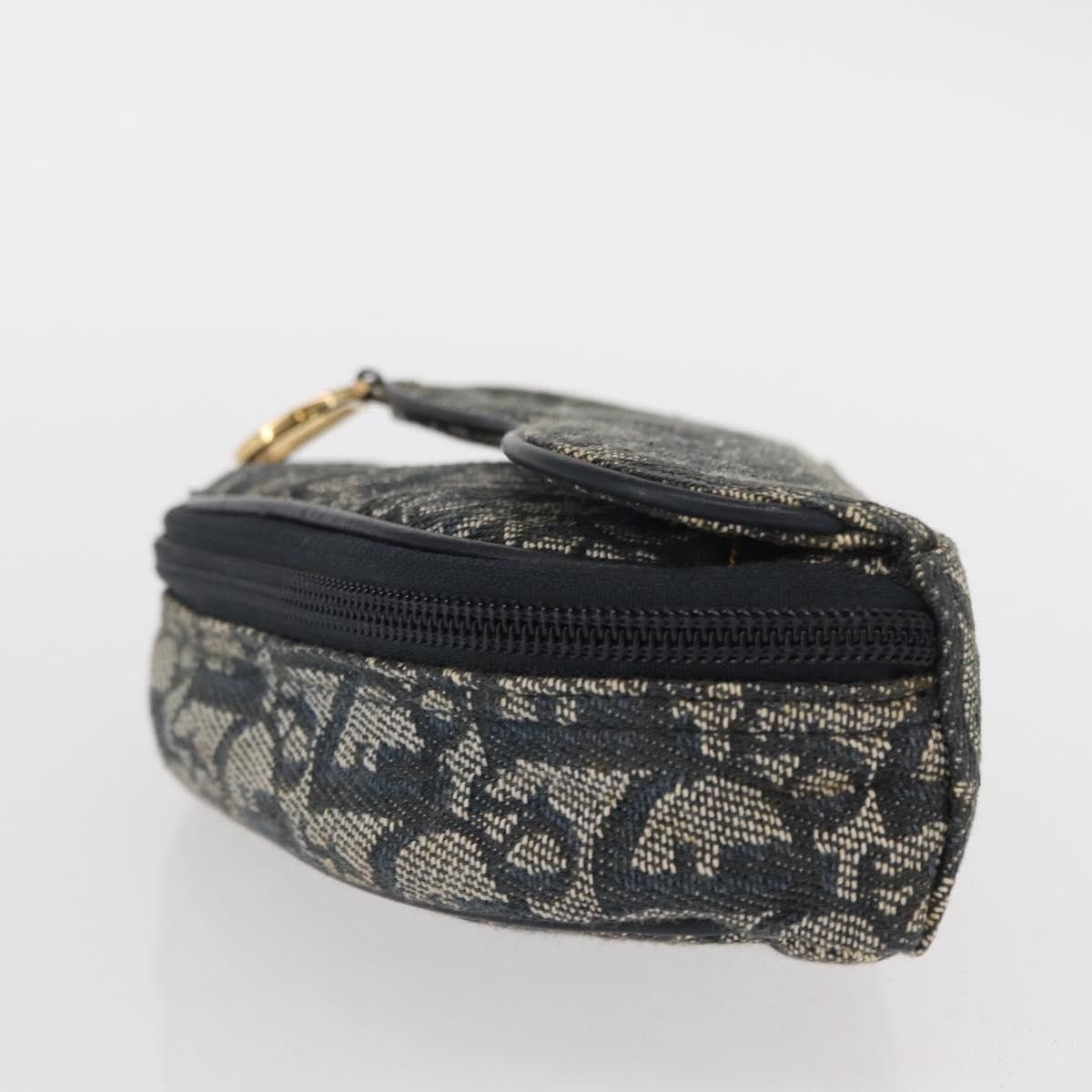 Dior Christian Dior Saddle Zip Pouch Diorissimo Canvas Size ONE SIZE - 3 Thumbnail