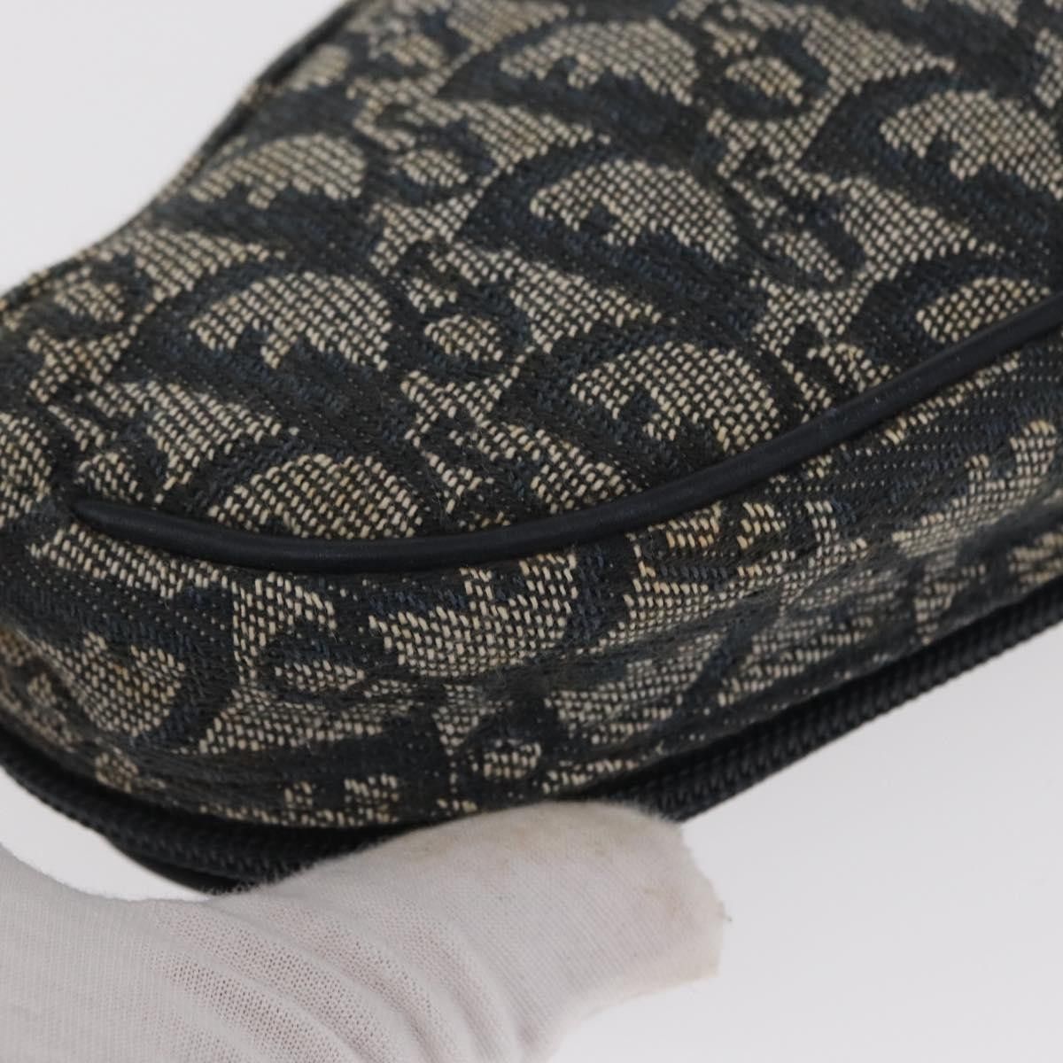 Dior Christian Dior Saddle Zip Pouch Diorissimo Canvas Size ONE SIZE - 9 Thumbnail