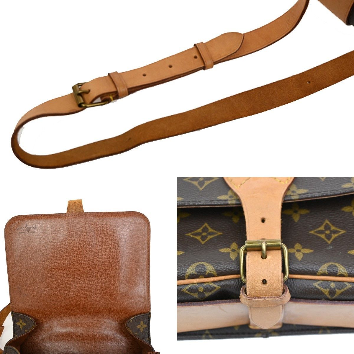 Louis Vuitton Louis Vuitton Cartouchiere Handbag Monogram Canvas Size ONE SIZE - 8 Thumbnail