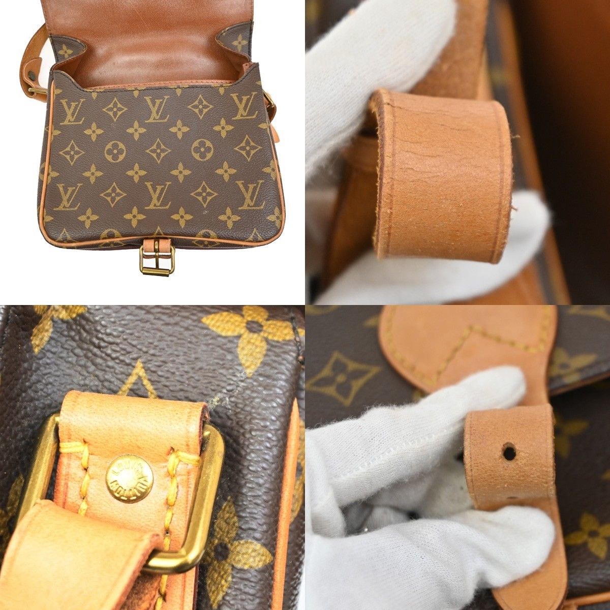 Louis Vuitton Louis Vuitton Cartouchiere Handbag Monogram Canvas Size ONE SIZE - 12 Thumbnail