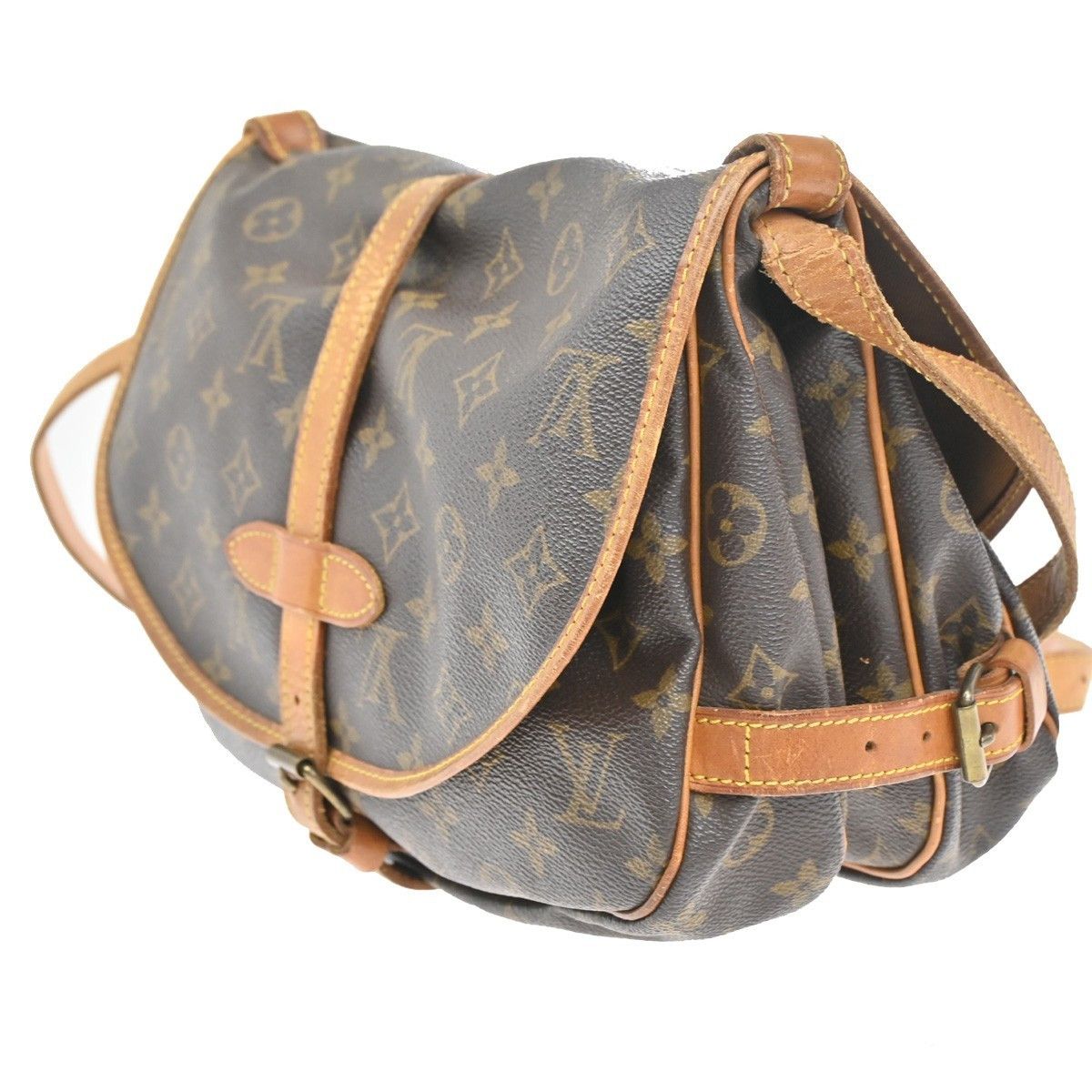 Louis Vuitton Louis Vuitton Saumur Handbag Monogram Canvas Size ONE SIZE - 4 Thumbnail