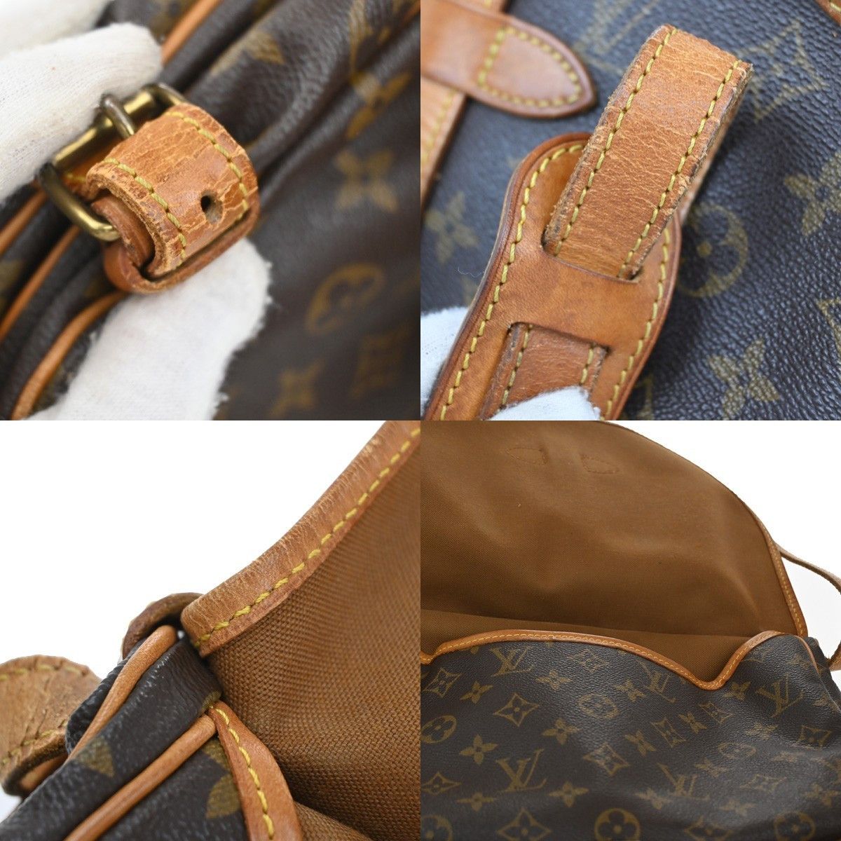 Louis Vuitton Louis Vuitton Saumur Handbag Monogram Canvas Size ONE SIZE - 11 Thumbnail
