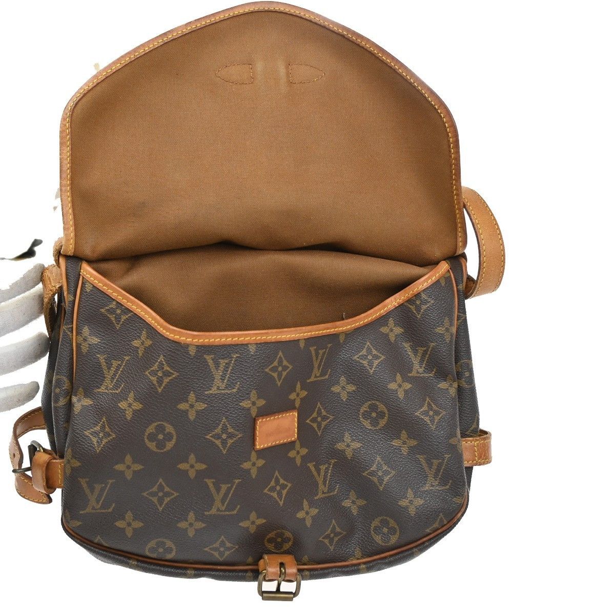 Louis Vuitton Louis Vuitton Saumur Handbag Monogram Canvas Size ONE SIZE - 13 Thumbnail