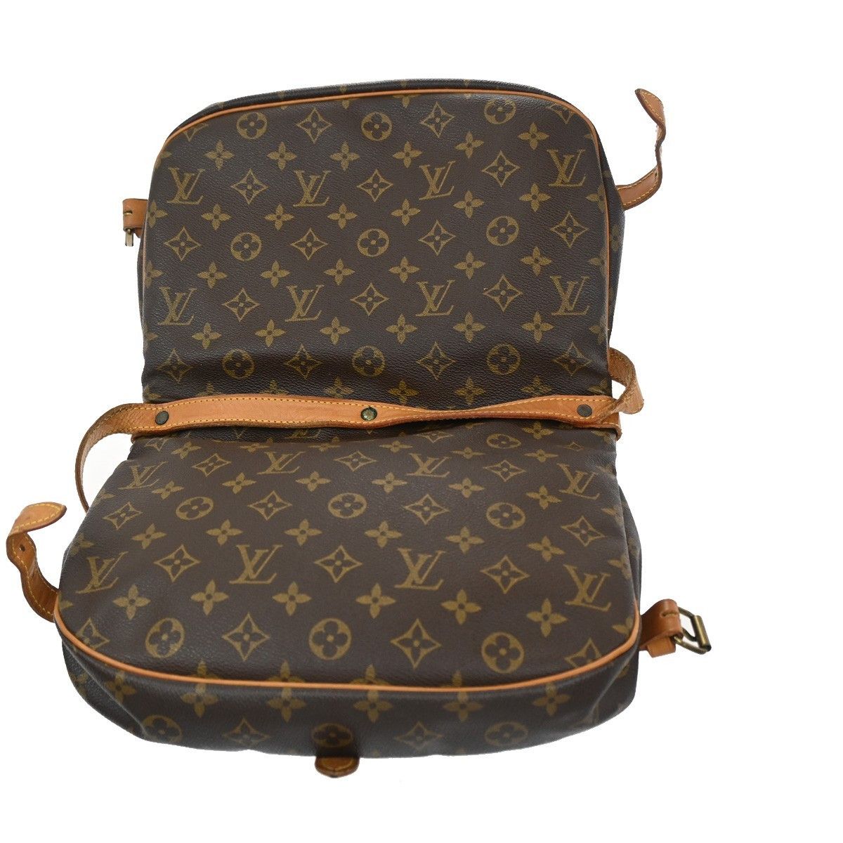Louis Vuitton Louis Vuitton Saumur Handbag Monogram Canvas Size ONE SIZE - 12 Thumbnail