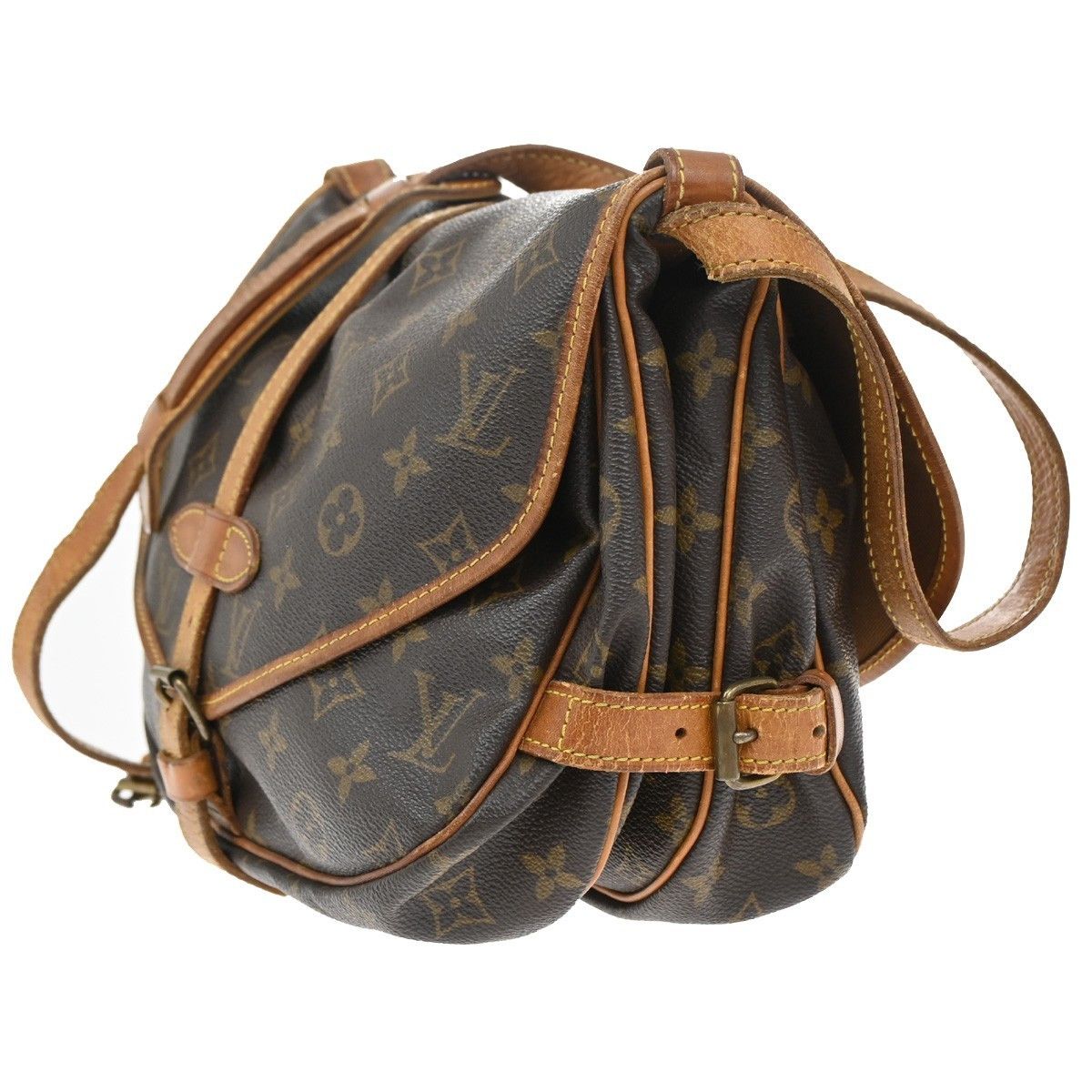 Louis Vuitton Louis Vuitton Saumur Handbag Monogram Canvas Size ONE SIZE - 3 Thumbnail