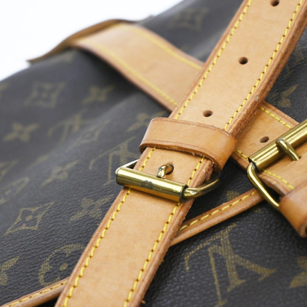 Louis Vuitton Louis Vuitton Saumur Handbag Monogram Canvas Size ONE SIZE - 11 Thumbnail