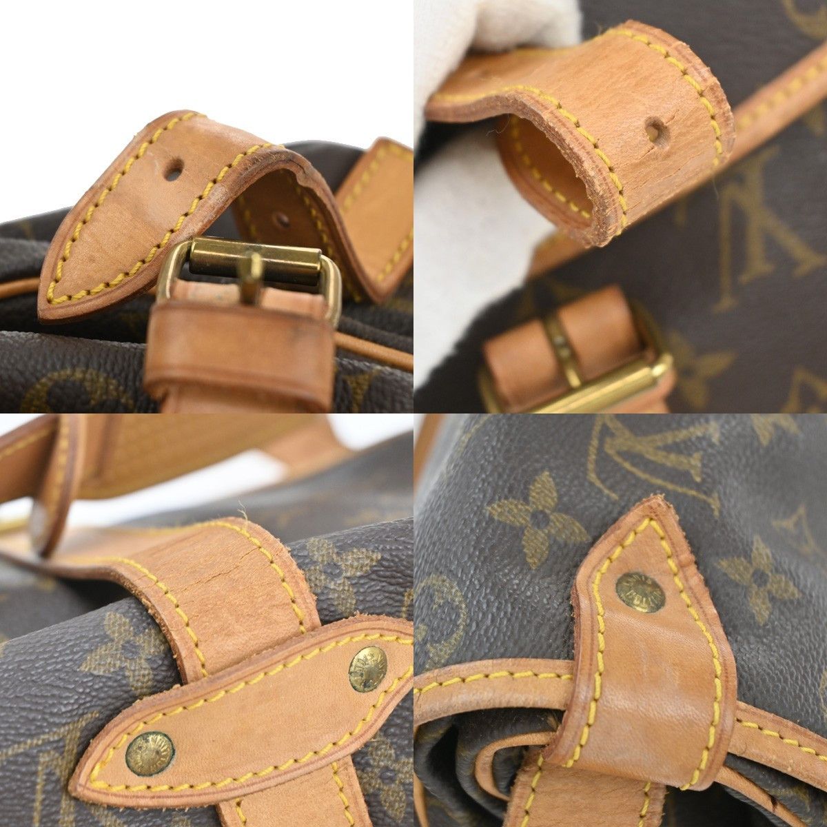 Louis Vuitton Louis Vuitton Saumur Handbag Monogram Canvas Size ONE SIZE - 14 Thumbnail