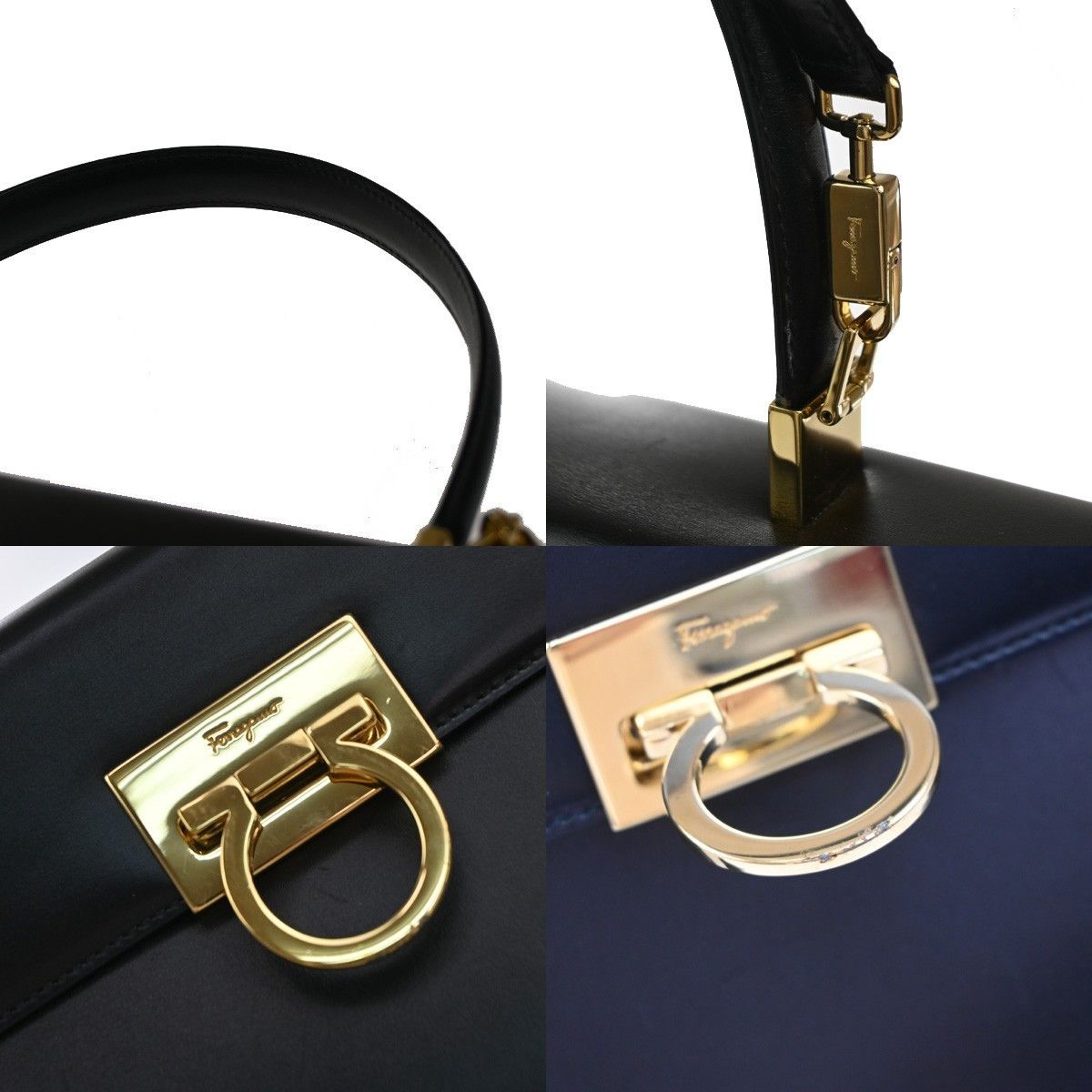 Salvatore Ferragamo Salvatore Ferragamo Gancini handbag Leather Size ONE SIZE - 10 Thumbnail