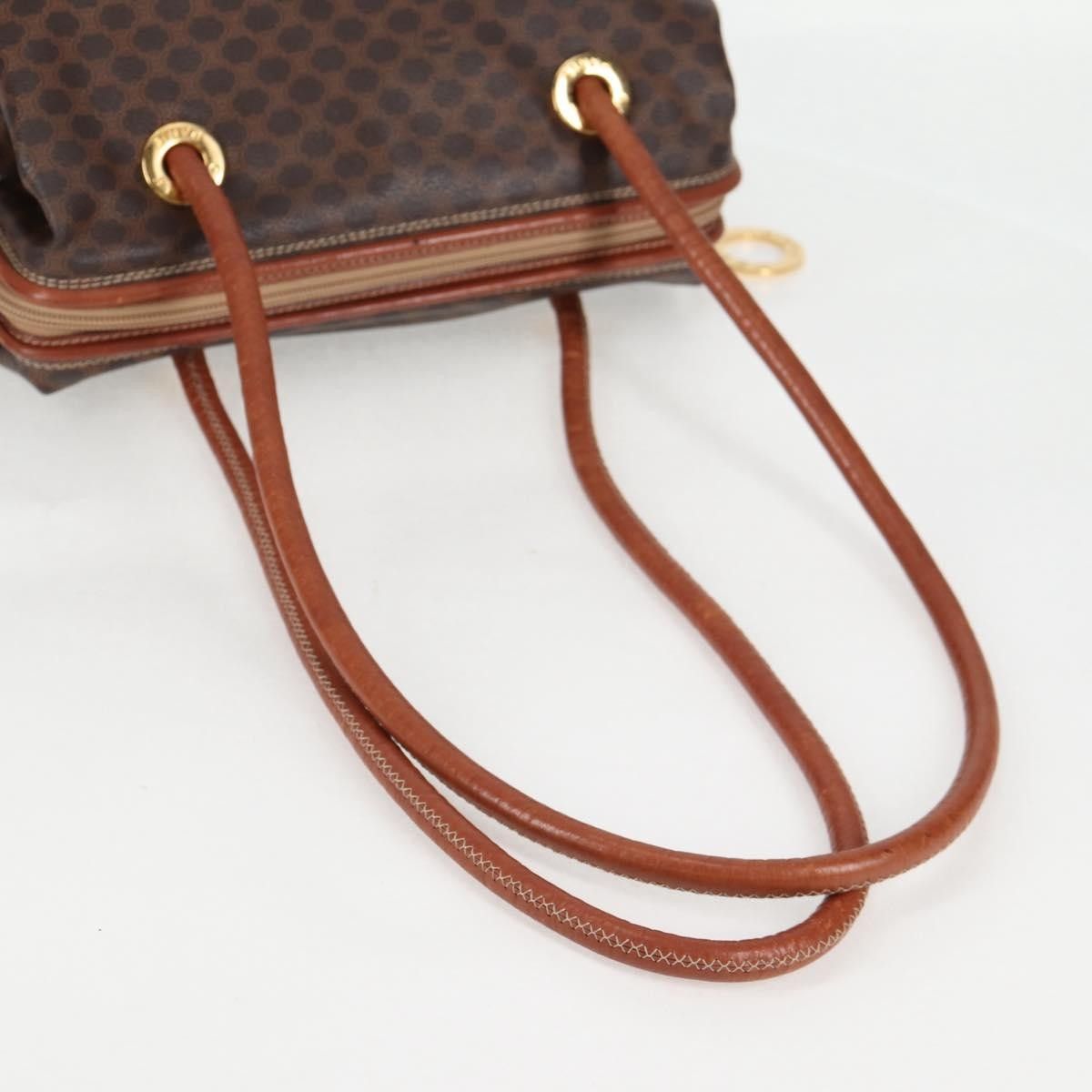 Celine Celine Vintage Macadam Shoulder Bag Canvas and Leather Size ONE SIZE - 8 Thumbnail