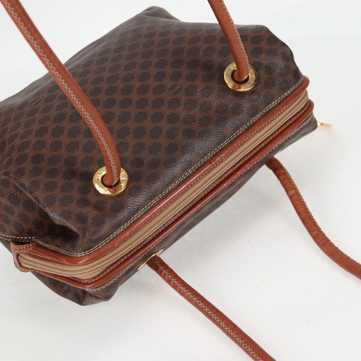 Celine Celine Vintage Macadam Shoulder Bag Canvas and Leather Size ONE SIZE - 16 Thumbnail