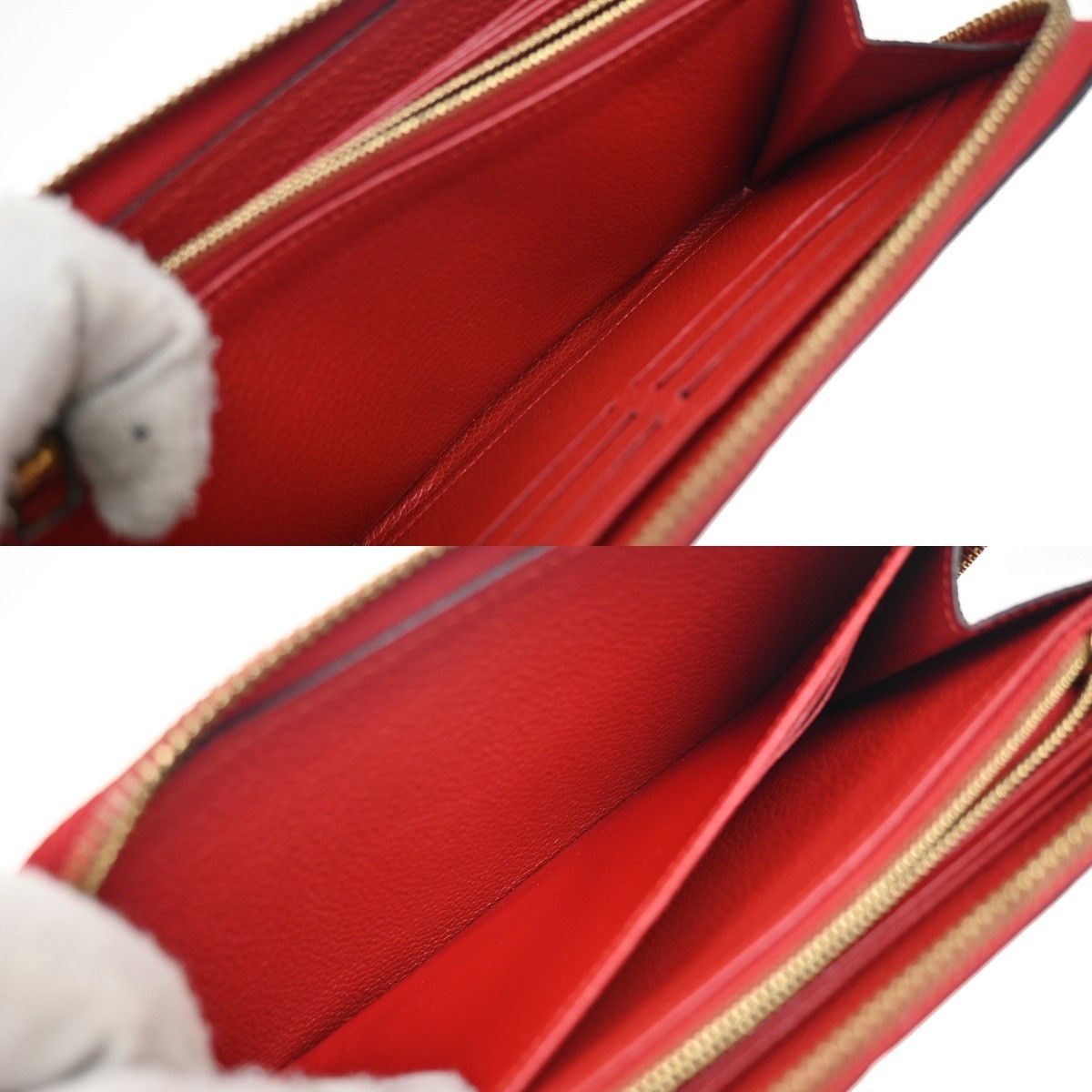 Louis Vuitton Louis Vuitton Zippy Wallet NM Leather Empreinte Size ONE SIZE - 16 Thumbnail