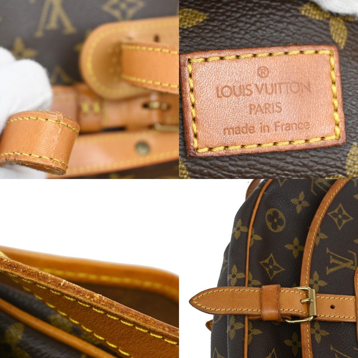 Louis Vuitton Louis Vuitton Saumur Handbag Monogram Canvas Size ONE SIZE - 6 Thumbnail
