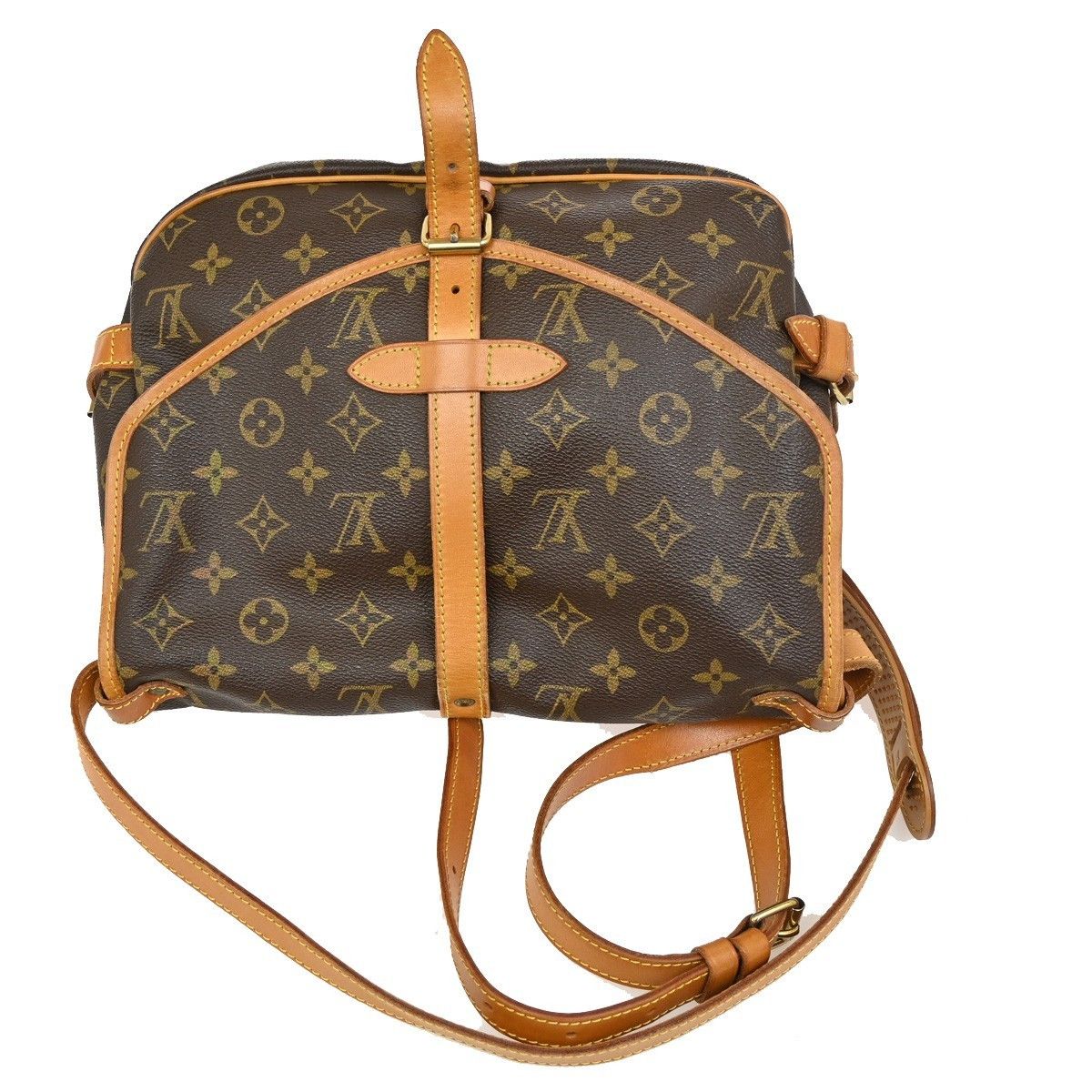 Louis Vuitton Louis Vuitton Saumur Handbag Monogram Canvas Size ONE SIZE - 10 Thumbnail