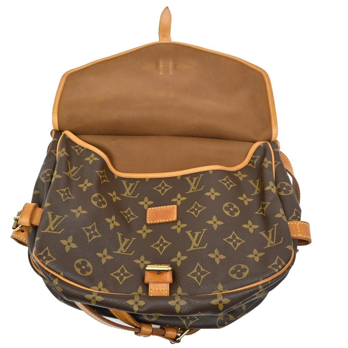 Louis Vuitton Louis Vuitton Saumur Handbag Monogram Canvas Size ONE SIZE - 13 Thumbnail