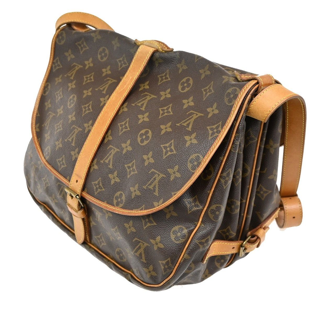 Louis Vuitton Louis Vuitton Saumur Handbag Monogram Canvas Size ONE SIZE - 4 Thumbnail