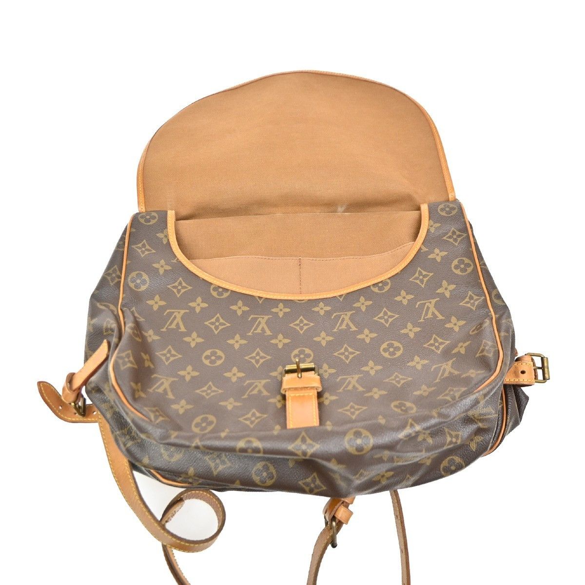 Louis Vuitton Louis Vuitton Saumur Handbag Monogram Canvas Size ONE SIZE - 13 Thumbnail
