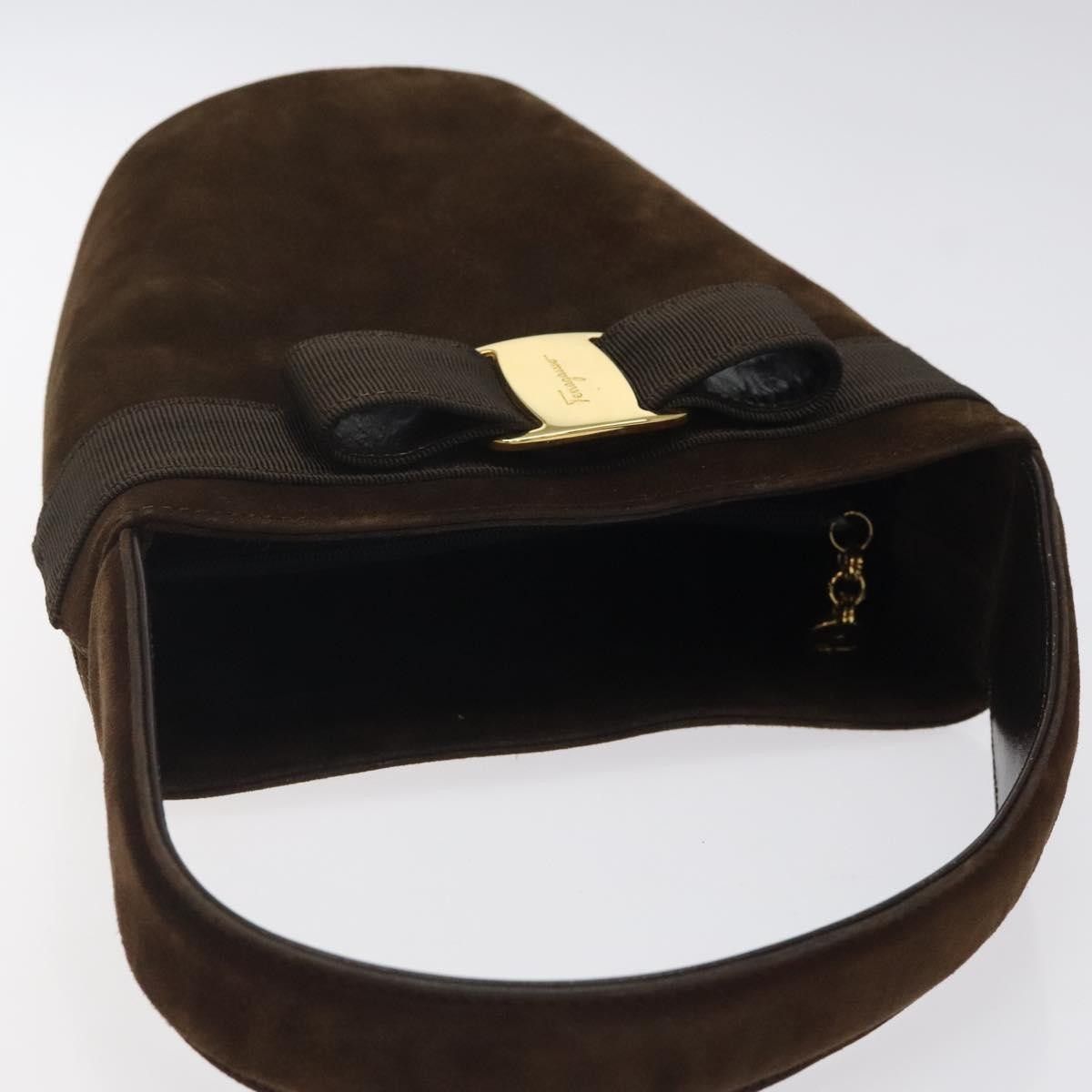 Salvatore Ferragamo Salvatore Ferragamo Vala Handbag Suede Size ONE SIZE - 7 Thumbnail