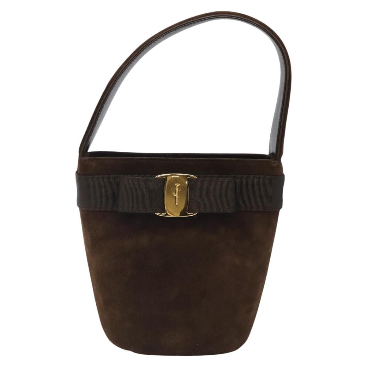 Salvatore Ferragamo Salvatore Ferragamo Vala Handbag Suede Size ONE SIZE - 17 Thumbnail
