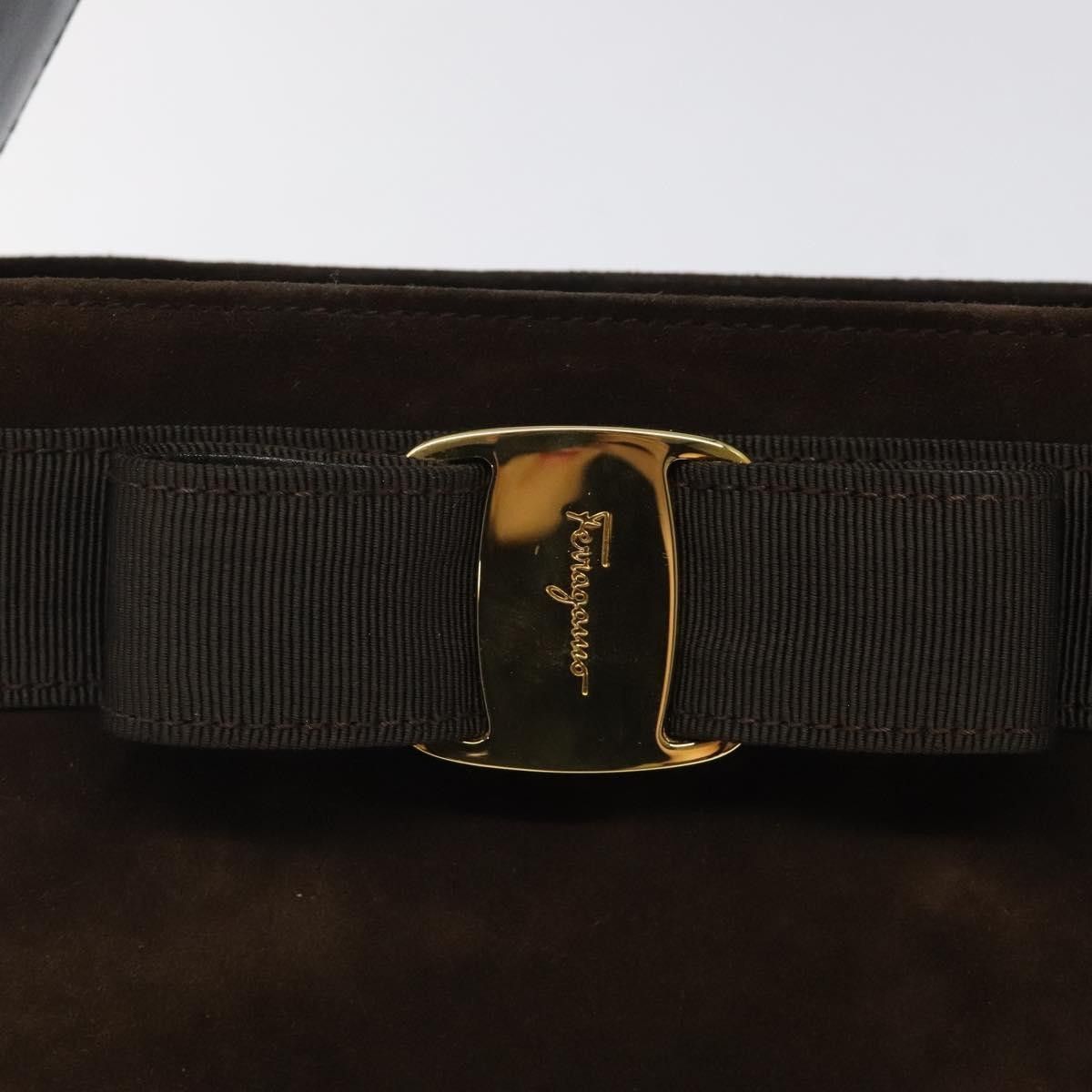 Salvatore Ferragamo Salvatore Ferragamo Vala Handbag Suede Size ONE SIZE - 12 Thumbnail
