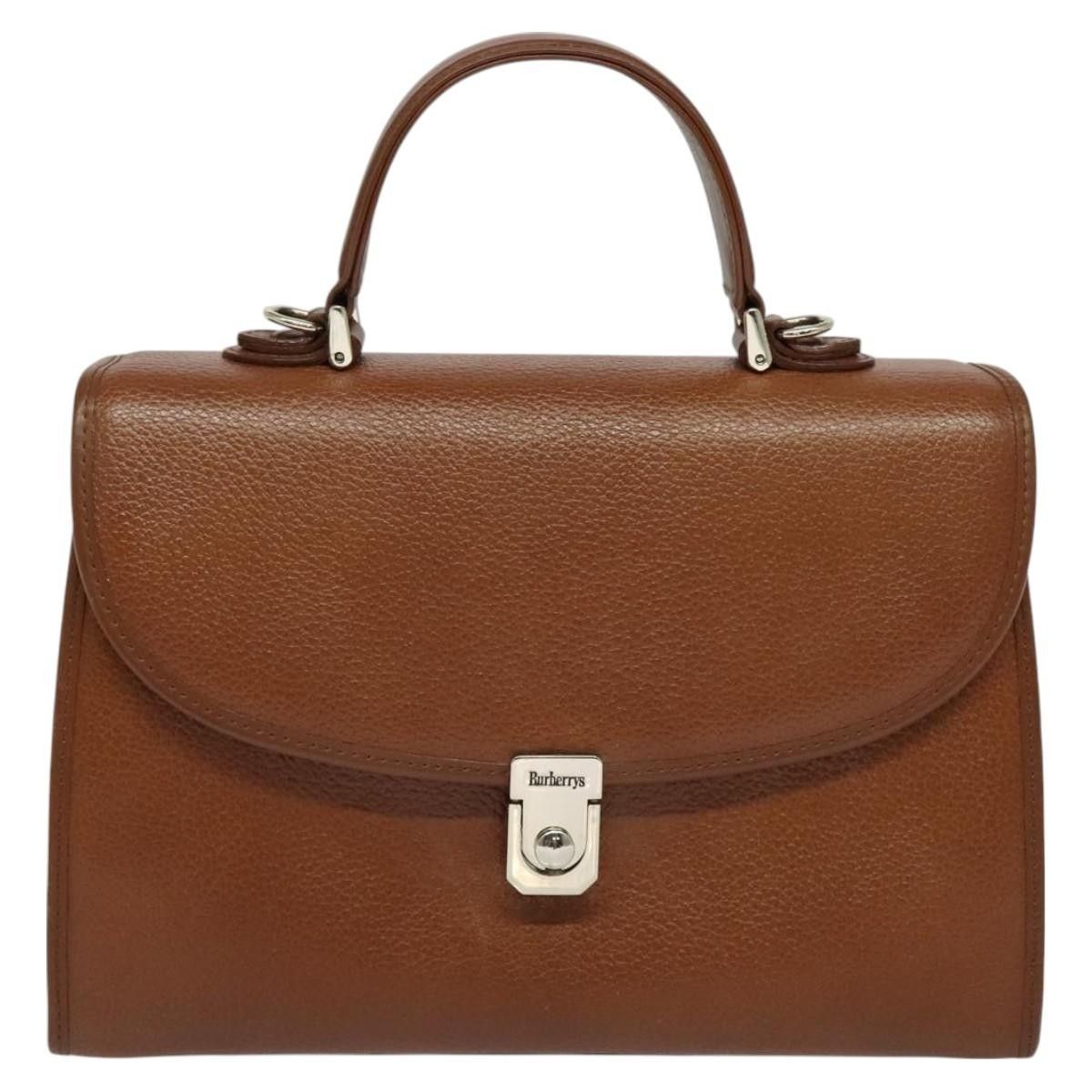 Burberry Burberry Vintage Handbag Leather Size ONE SIZE - 18 Thumbnail