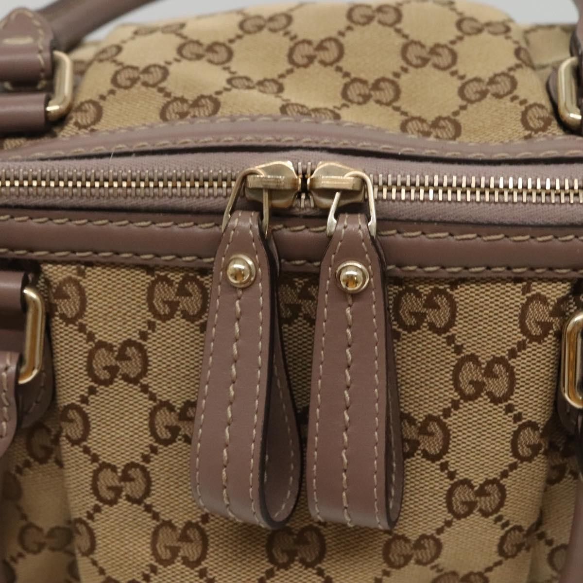 Gucci Gucci Sukey Top Handle Satchel GG Canvas with Leather Size ONE SIZE - 18 Thumbnail
