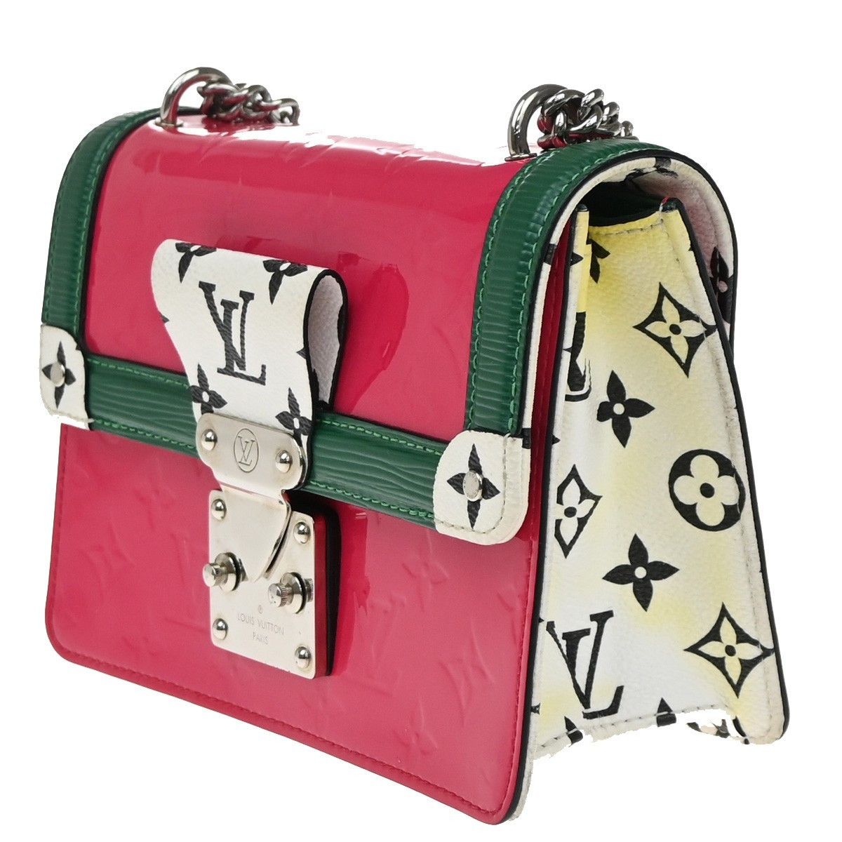 Louis Vuitton Louis Vuitton Wynwood Handbag Monogram Vernis with Monogram Canvas and Epi Leather Size ONE SIZE - 2 Thumbnail