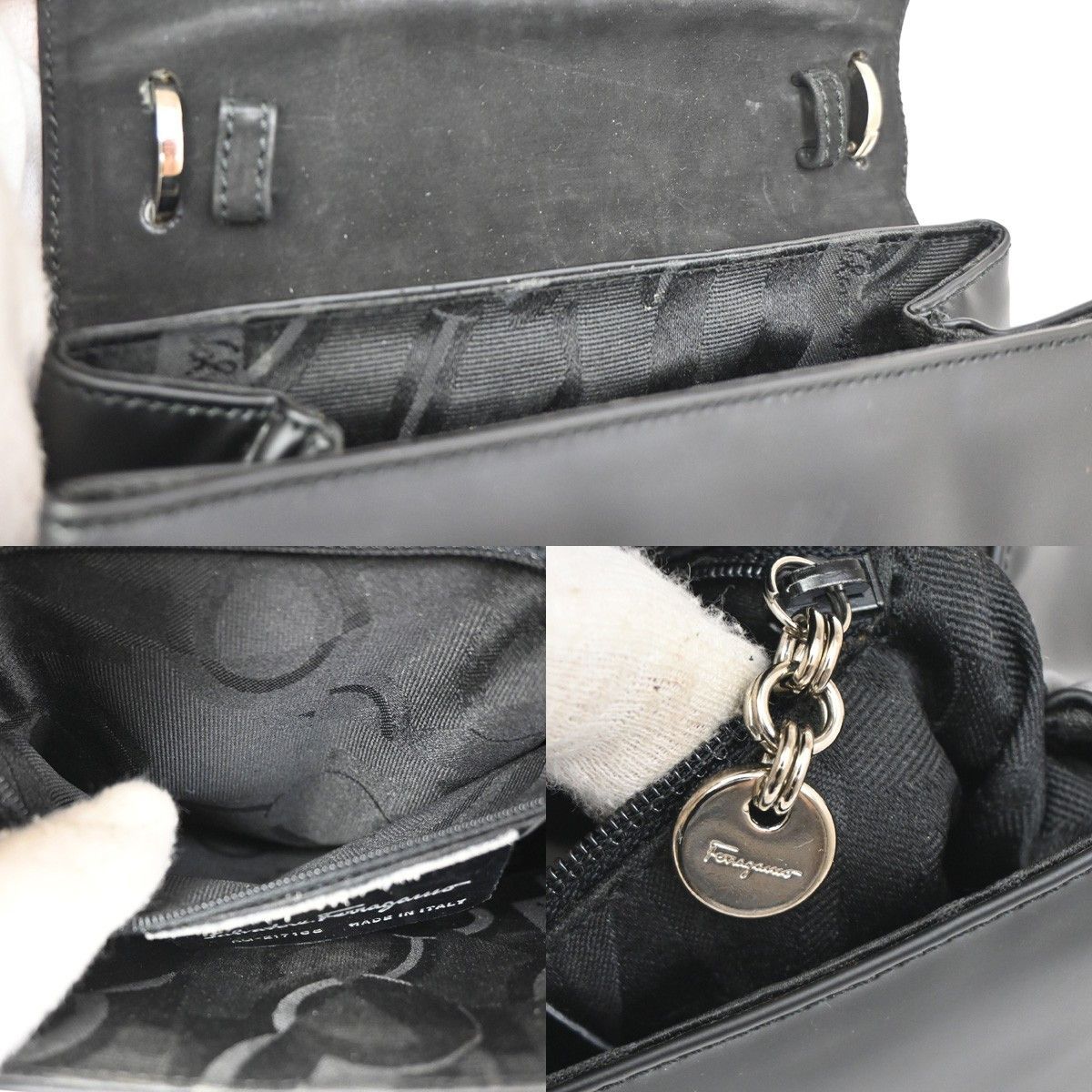 Salvatore Ferragamo Salvatore Ferragamo Vara shoulder Bag Leather Size ONE SIZE - 13 Thumbnail