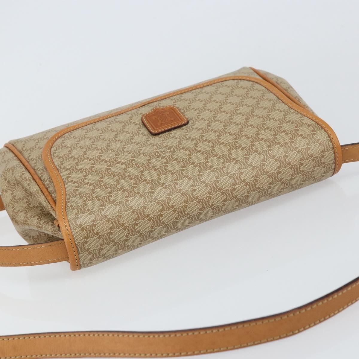 Celine Celine Vintage Macadam Shoulder Bag Canvas and Leather Size ONE SIZE - 14 Thumbnail