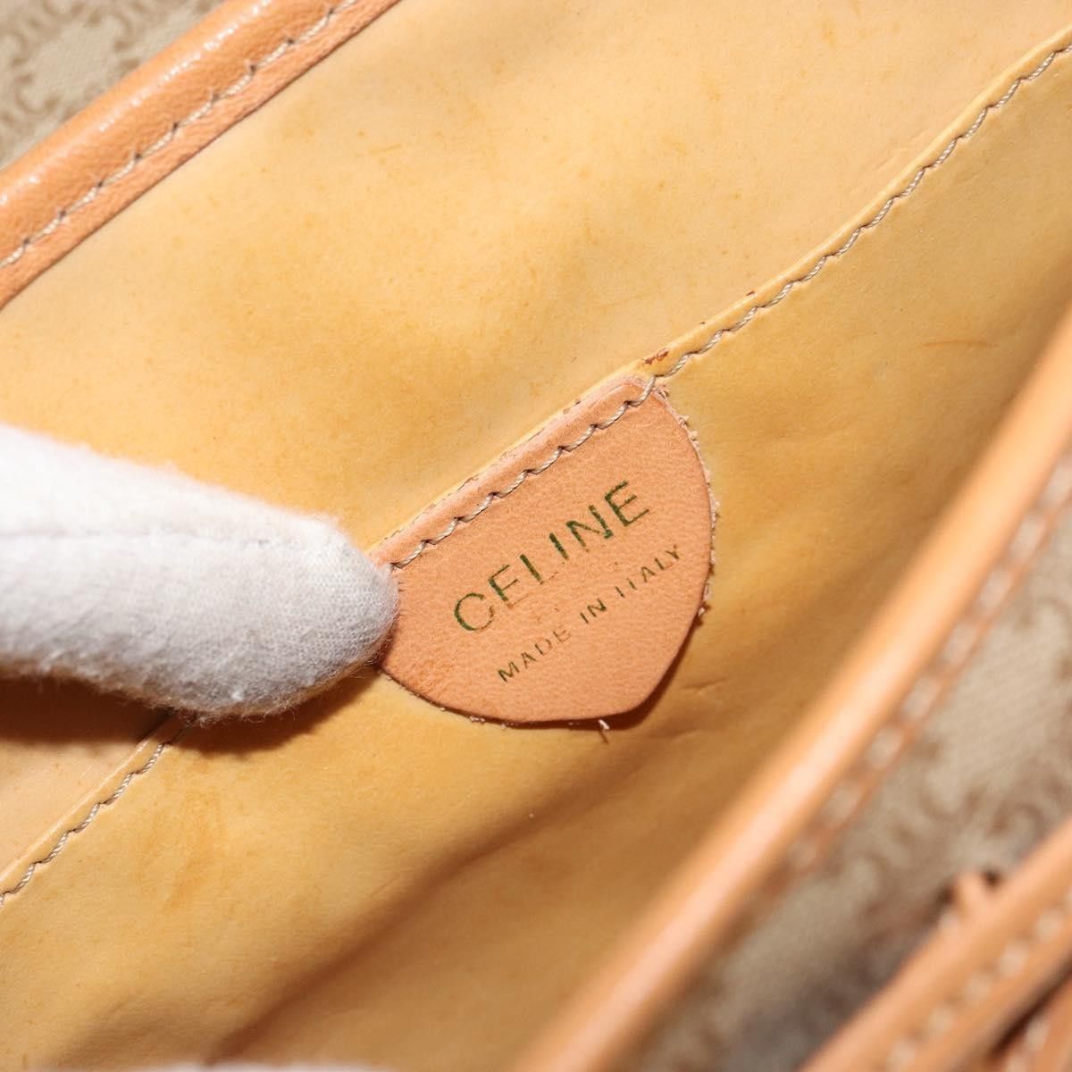 Celine Celine Vintage Macadam Shoulder Bag Canvas and Leather Size ONE SIZE - 6 Thumbnail