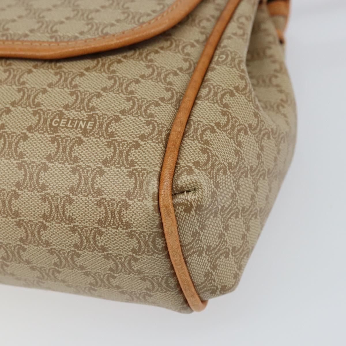 Celine Celine Vintage Macadam Shoulder Bag Canvas and Leather Size ONE SIZE - 10 Thumbnail