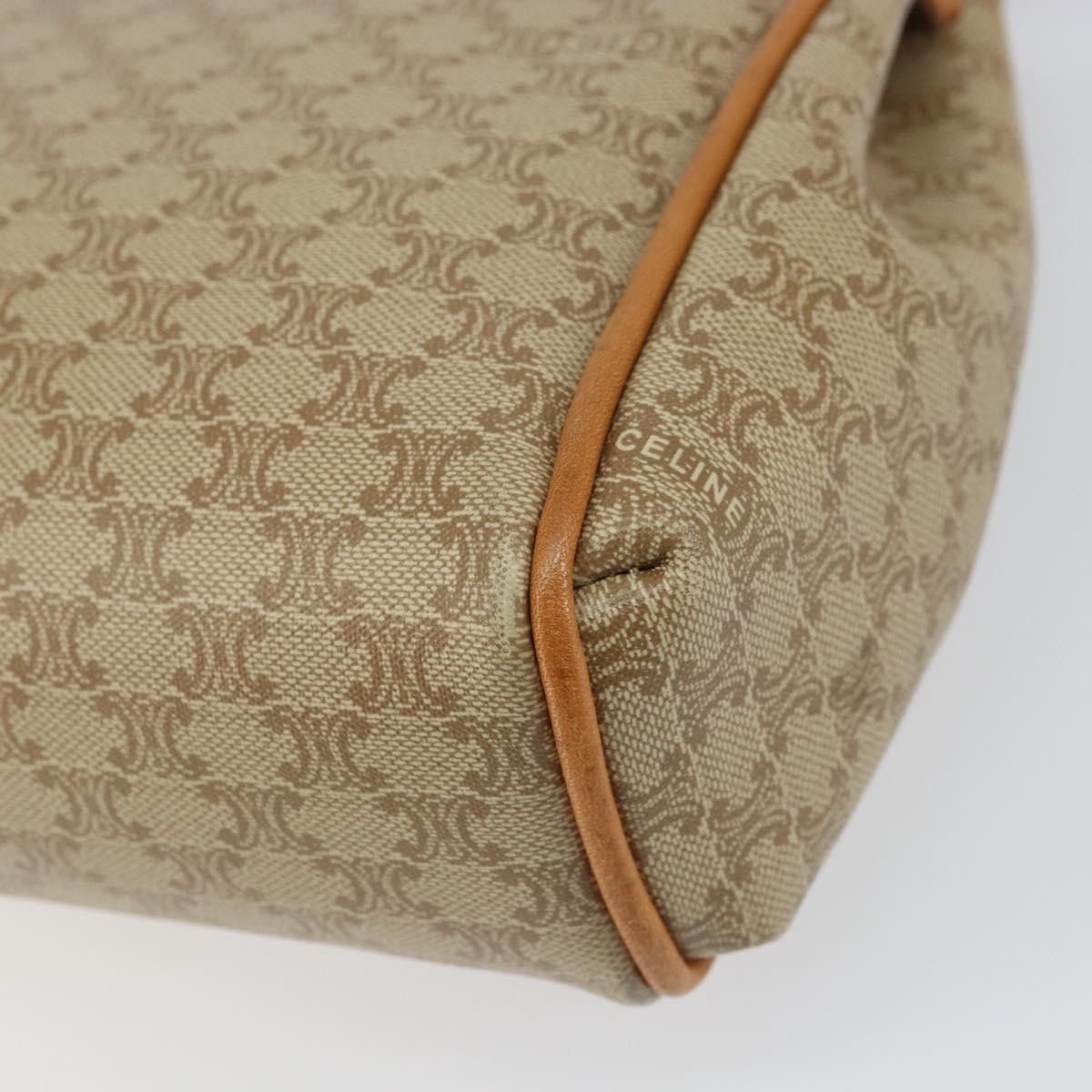 Celine Celine Vintage Macadam Shoulder Bag Canvas and Leather Size ONE SIZE - 11 Thumbnail