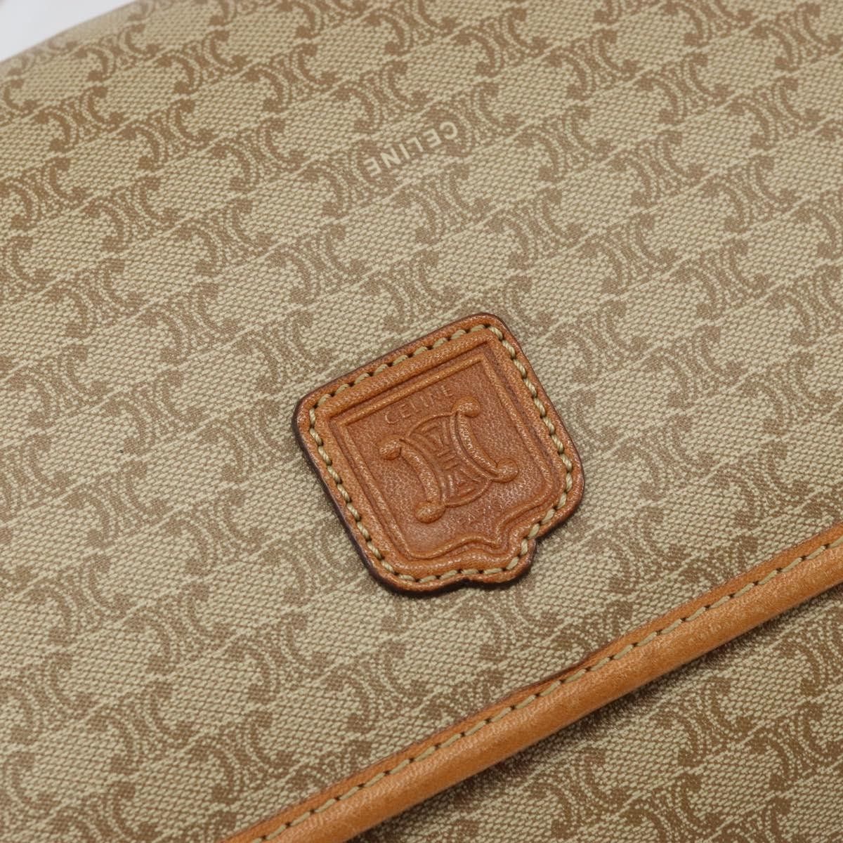 Celine Celine Vintage Macadam Shoulder Bag Canvas and Leather Size ONE SIZE - 17 Thumbnail