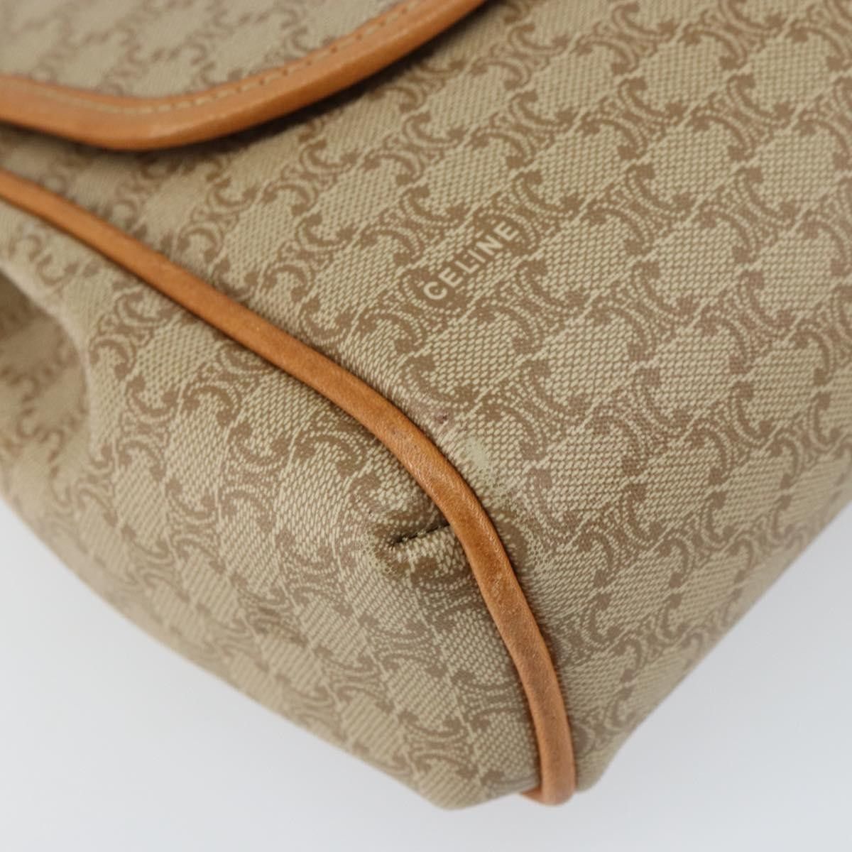 Celine Celine Vintage Macadam Shoulder Bag Canvas and Leather Size ONE SIZE - 9 Thumbnail