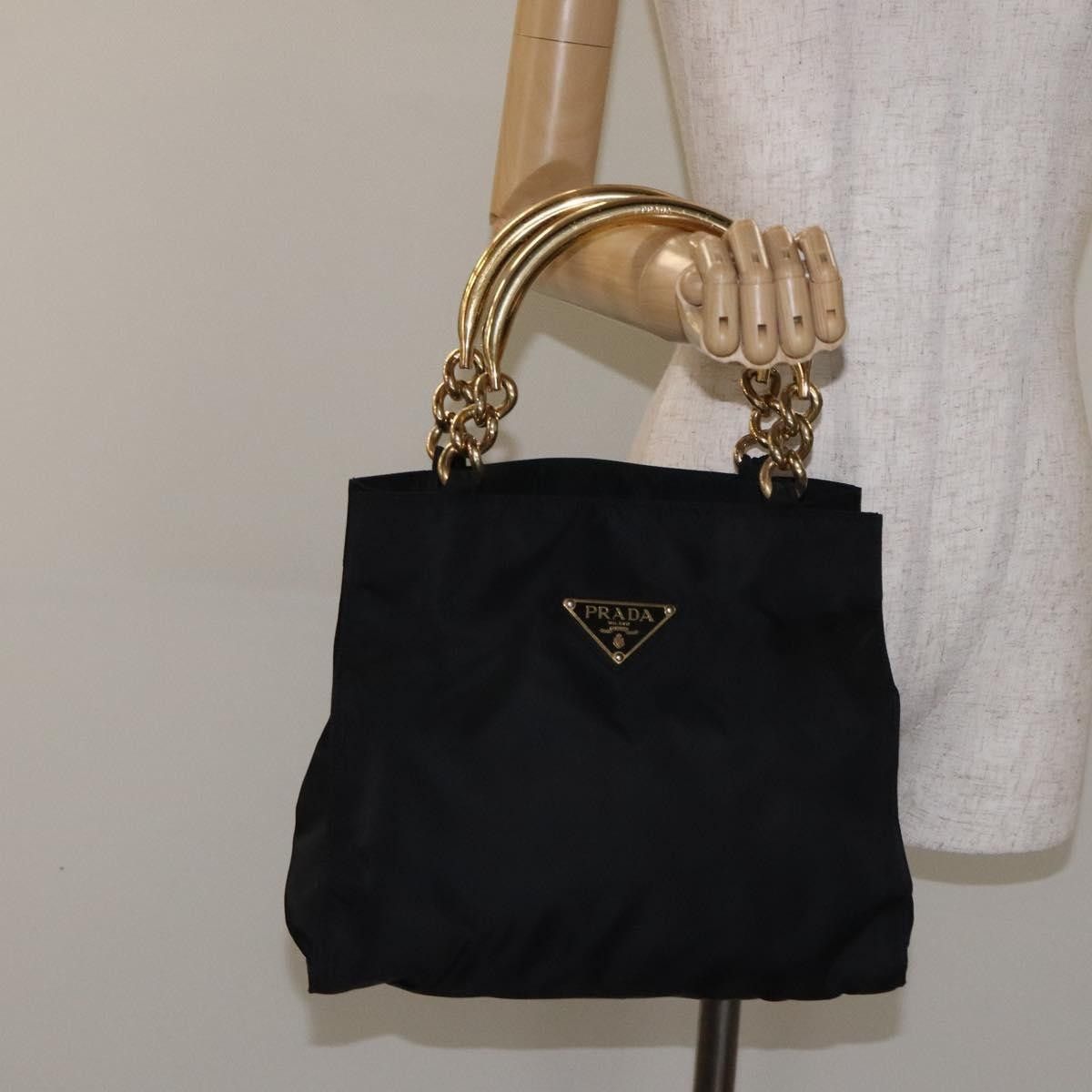 Prada Prada Metal Handles Tote Tessuto Size ONE SIZE - 15 Thumbnail