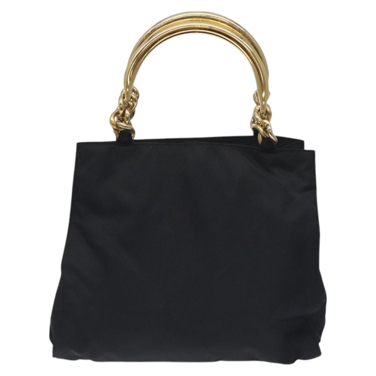 Prada Prada Metal Handles Tote Tessuto Size ONE SIZE - 2 Thumbnail