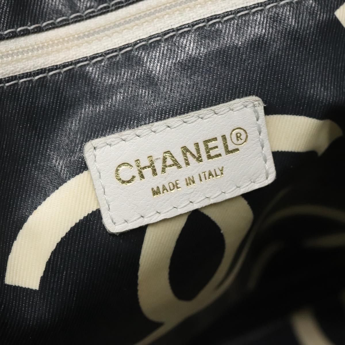 Chanel Chanel CC Resin Chain Tote Quilted Raffia Size ONE SIZE - 6 Thumbnail