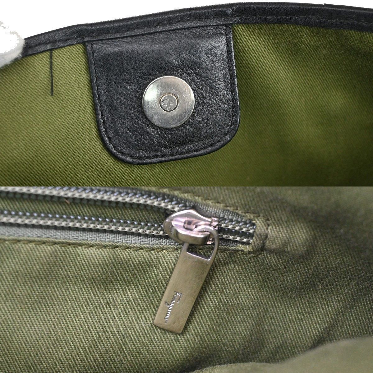 Salvatore Ferragamo Salvatore Ferragamo Gancini Tote Gancini Canvas Size ONE SIZE - 13 Thumbnail