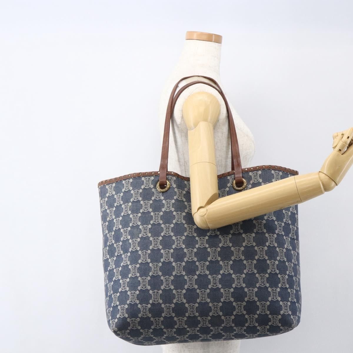 Celine Celine Vintage Macadam Tote bag Canvas Size ONE SIZE - 15 Thumbnail