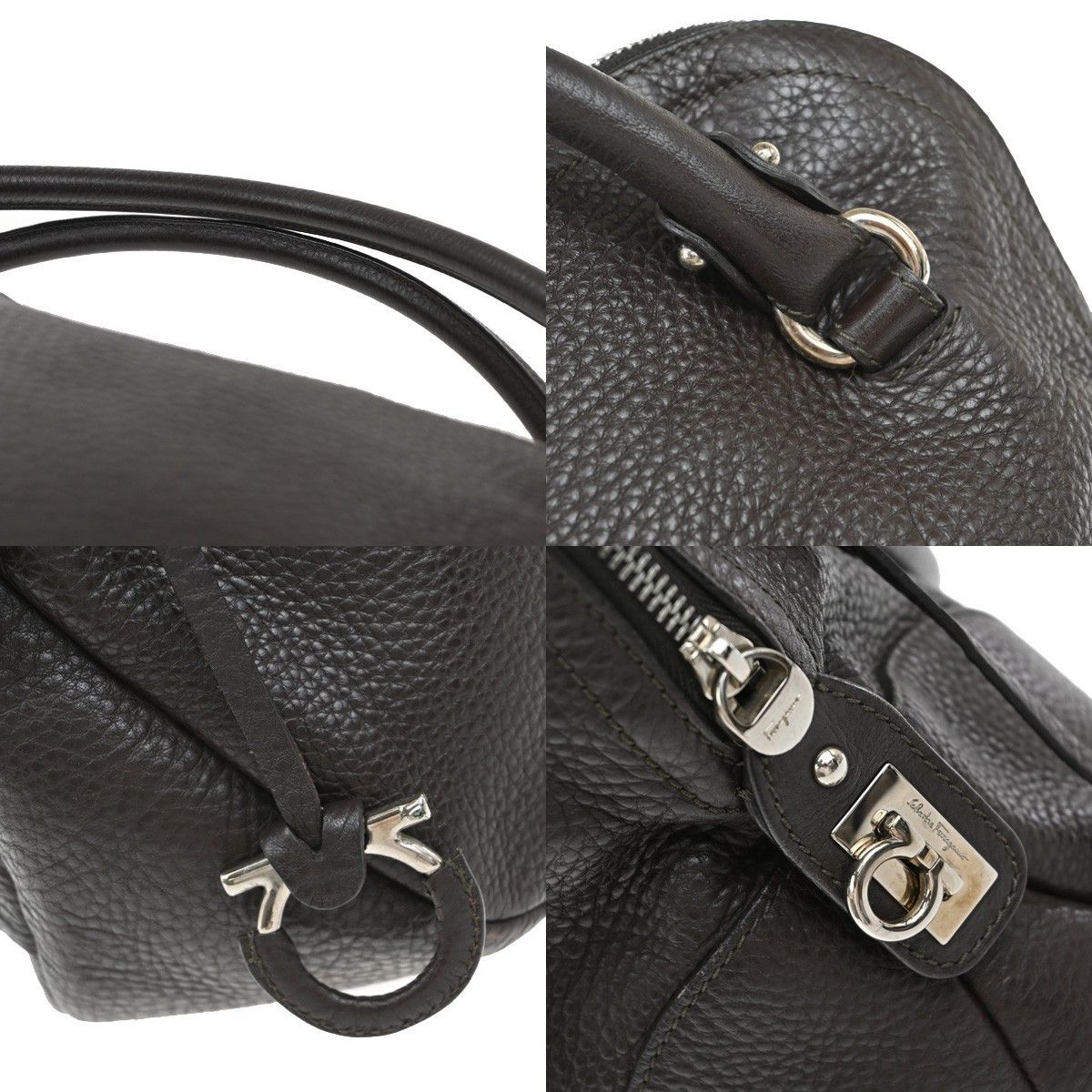 Salvatore Ferragamo Salvatore Ferragamo Gancini handbag Leather Size ONE SIZE - 10 Thumbnail