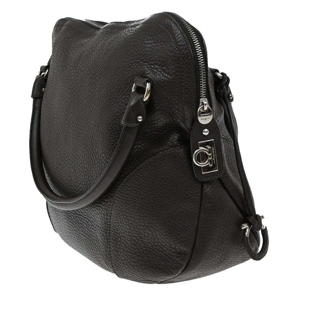 Salvatore Ferragamo Salvatore Ferragamo Gancini handbag Leather Size ONE SIZE - 4 Thumbnail