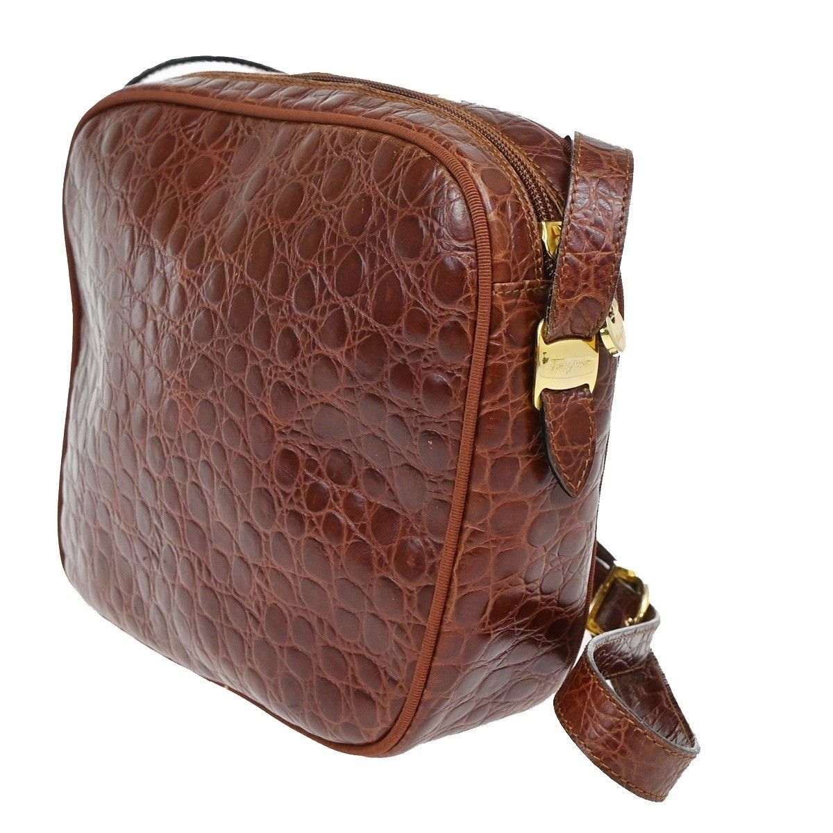 Salvatore Ferragamo Salvatore Ferragamo Vala Leather Size ONE SIZE - 4 Thumbnail
