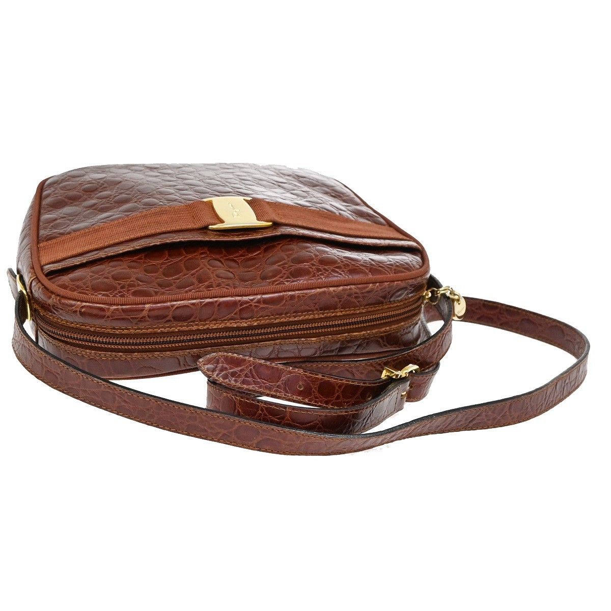 Salvatore Ferragamo Salvatore Ferragamo Vala Leather Size ONE SIZE - 7 Thumbnail