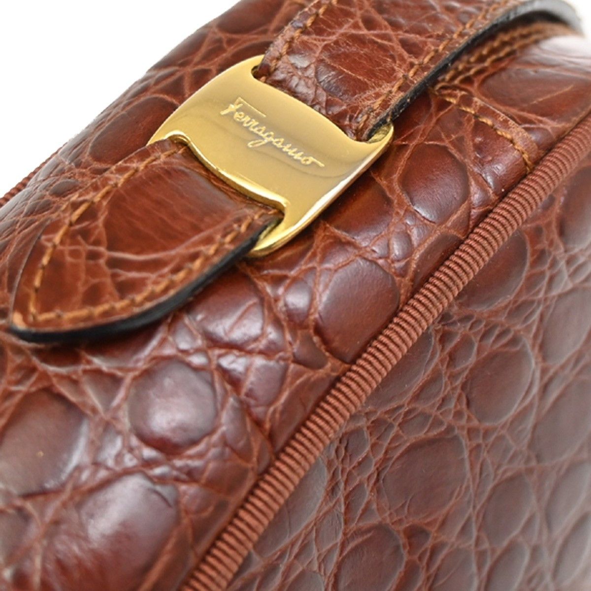Salvatore Ferragamo Salvatore Ferragamo Vala Leather Size ONE SIZE - 9 Thumbnail