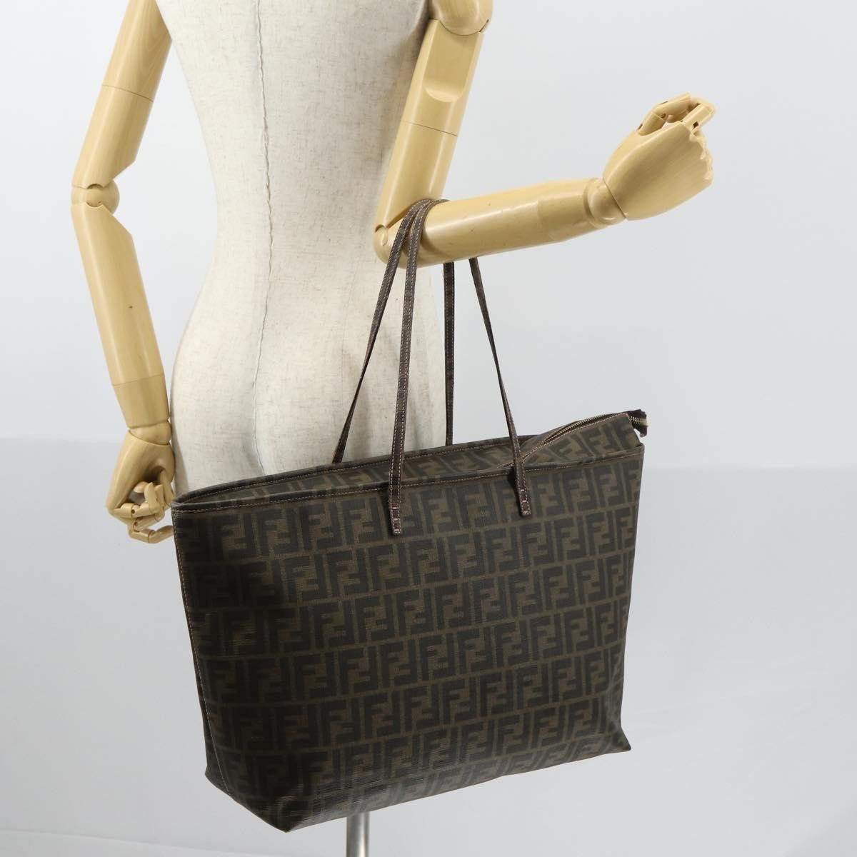 Fendi Fendi Roll Tote Zucca Canvas Size ONE SIZE - 16 Thumbnail