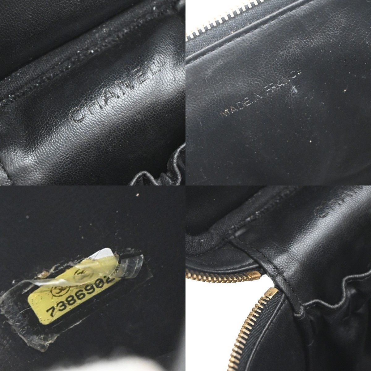 Chanel Chanel Vintage Timeless Cosmetic Case Caviar Size ONE SIZE - 6 Thumbnail
