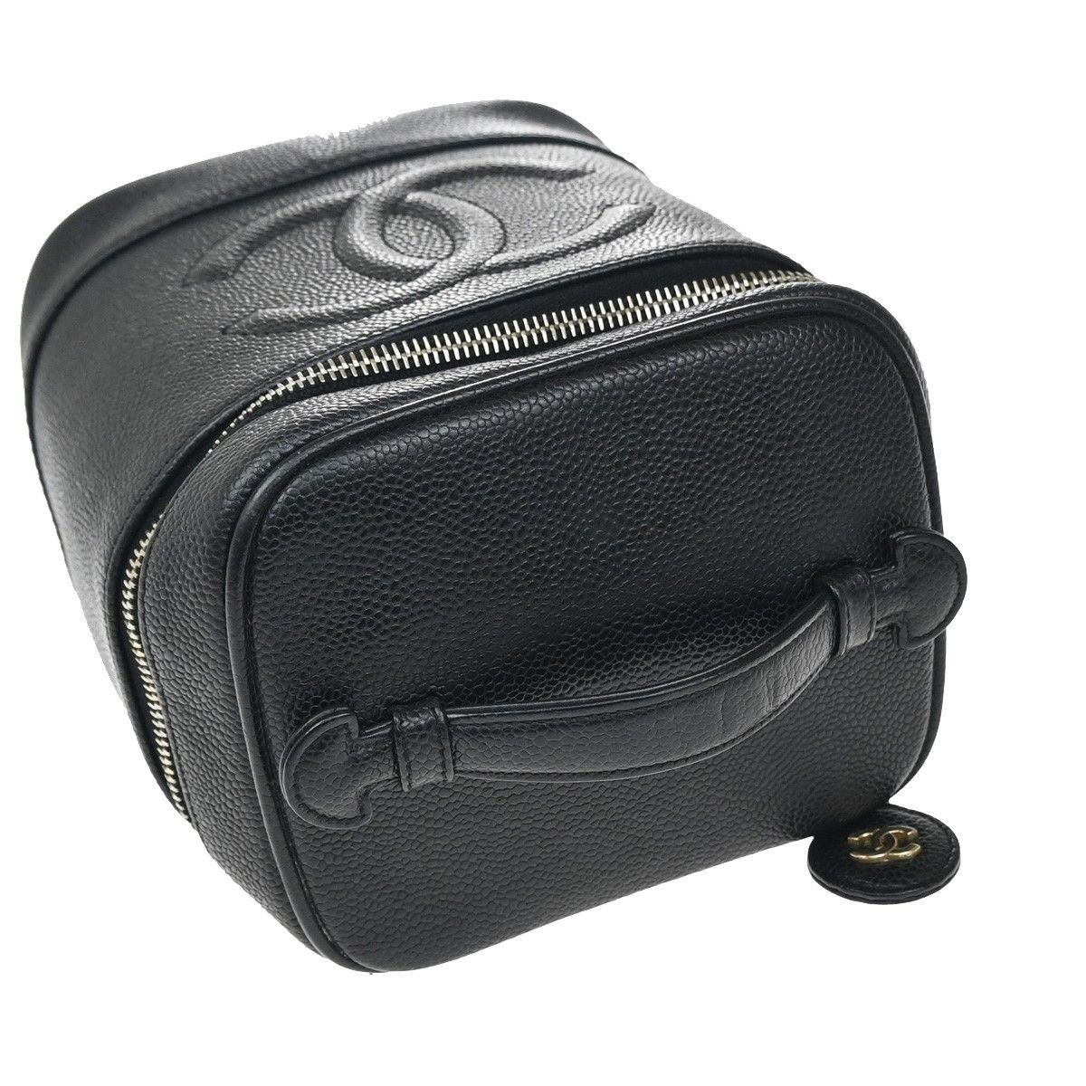 Chanel Chanel Vintage Timeless Cosmetic Case Caviar Size ONE SIZE - 10 Thumbnail