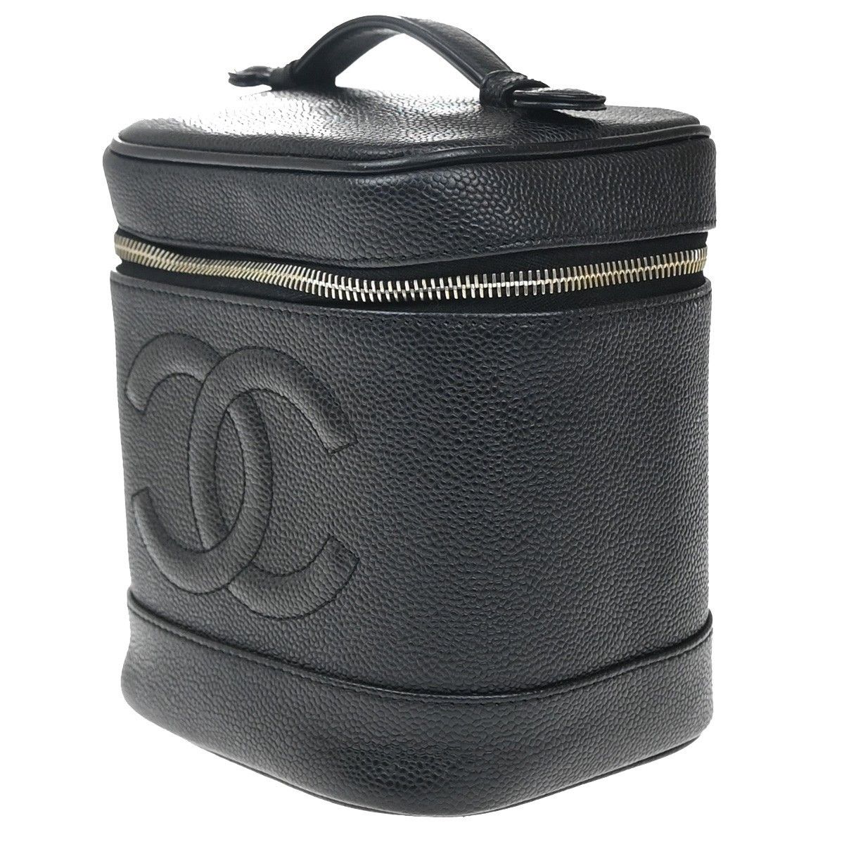 Chanel Chanel Vintage Timeless Cosmetic Case Caviar Size ONE SIZE - 3 Thumbnail